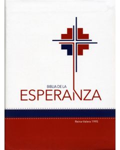 Biblia De La Esperanza - Español (Reina-Valera 1995) Blanco/Rojo Bonded 
