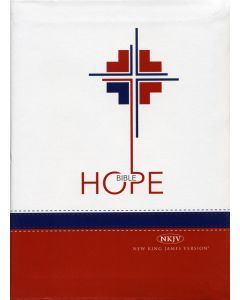 Hope Bible - English (NKJV) White/Red Bonded