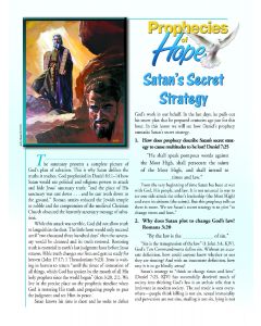 Prophecies of Hope, 09, Satan's Secret Strategy, pkg of 50
