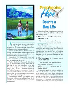 Prophecies of Hope, 18, Door to a New Life, pkg of 50