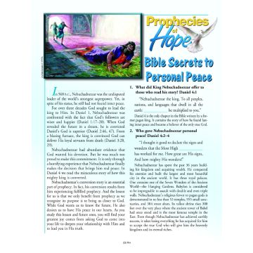 Prophecies of Hope, 03, Bible Secrets to Personal Peace, pkg of 50