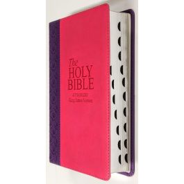 洋書 HOLY BIBLE NKJV Compact Paragraph-Style Bible w/ 43,000 Cross
