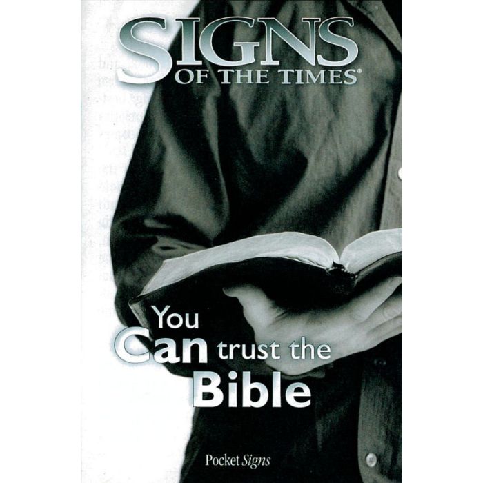 Pocket Signs - You Can Trust the Bible - Package of 100 Pocket Signs - You Can Trust the Bible - Package of 100