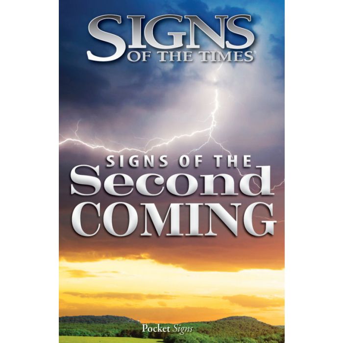 Pocket Signs - Signs of the Second Coming - Packet of 100 Pocket Signs - Signs of the Second Coming - Packet of 100
