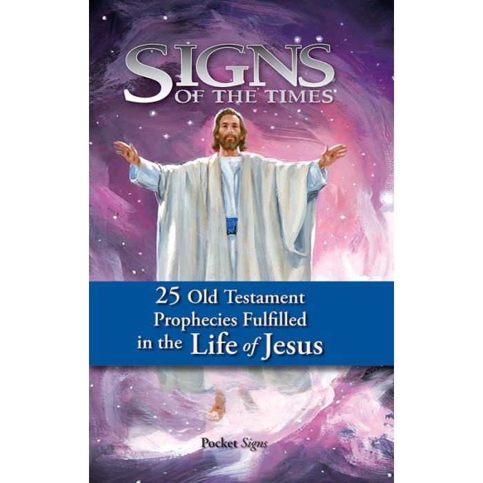 Pocket Signs - 25 Prophecies of Jesus - Package of 100 Pocket Signs - 25 Prophecies of Jesus - Package of 100