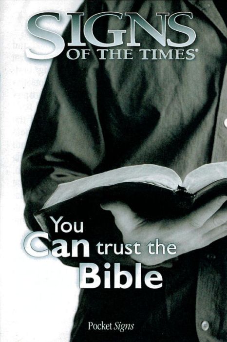 Pocket Signs - You Can Trust the Bible - Package of 100
