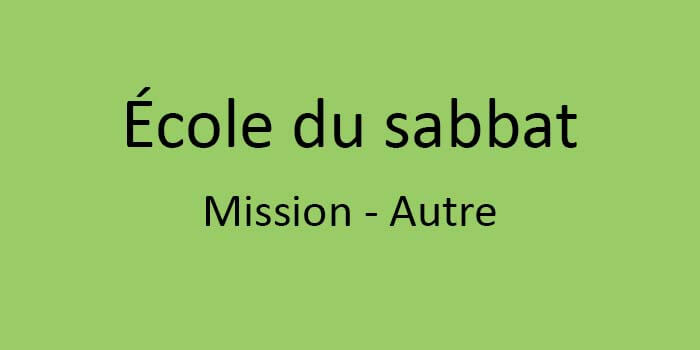 Mission Autre Ecole Du Sabbat Francais